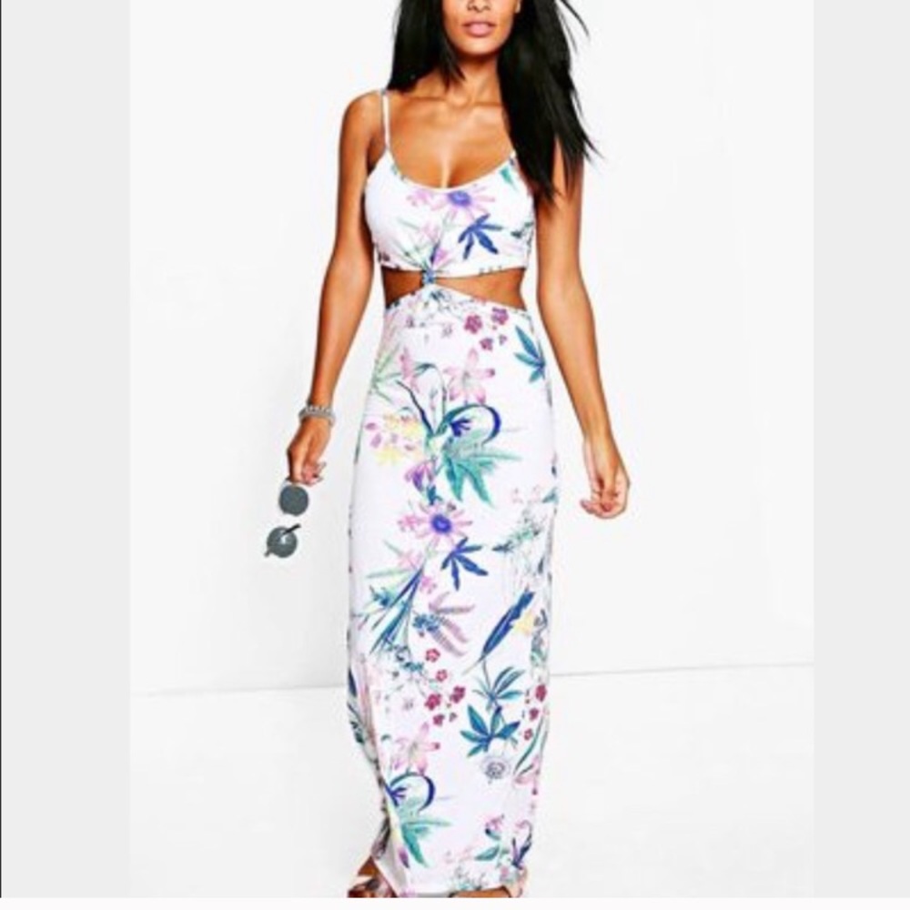 Beautiful knot maxi floral dress🌸